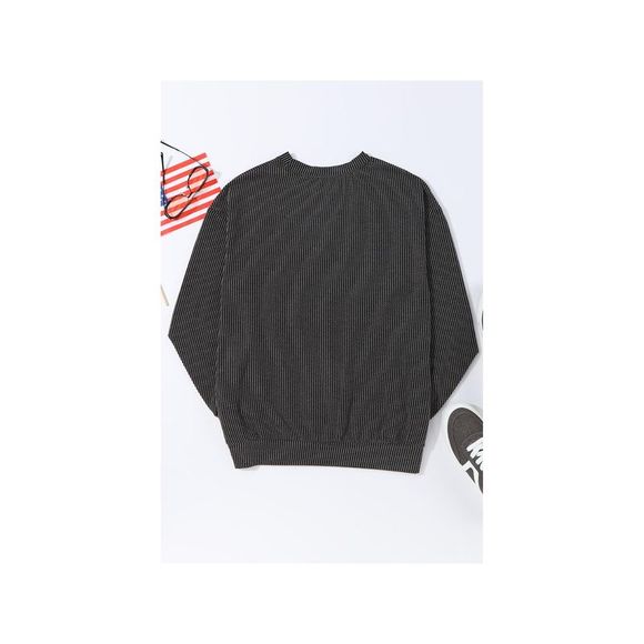 Azura Exchange  Black NASHVILLE MUSIC CITY Corded Graphic Sweatshirt - Picture 6 of 13